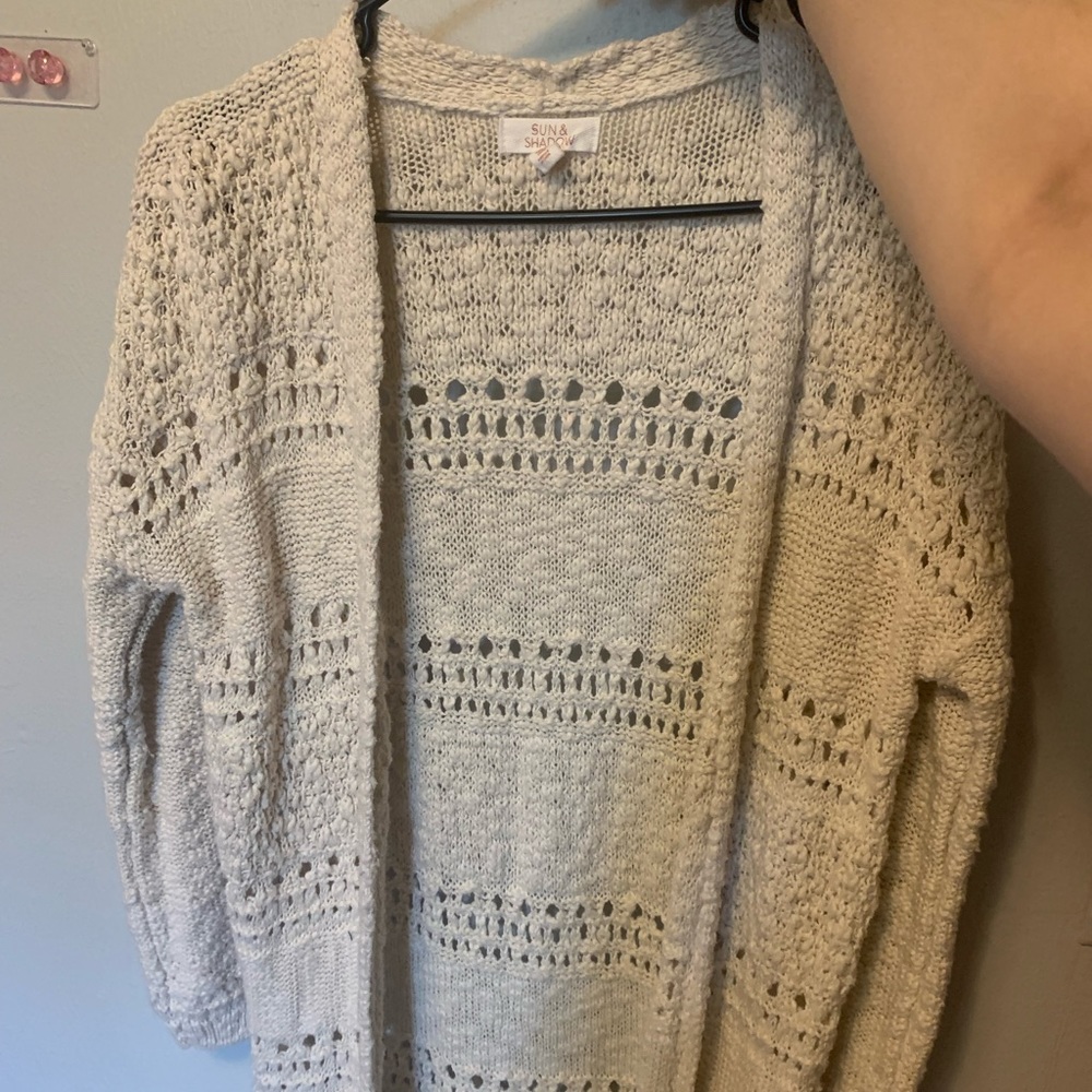 TAN CARDIGAN